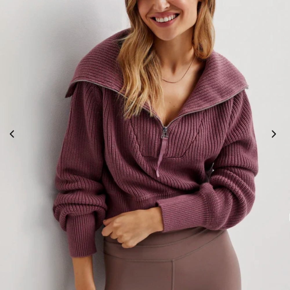 Varley crop sweater